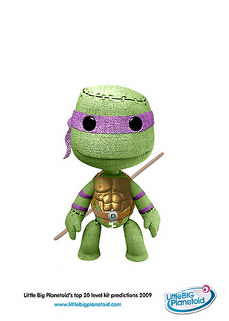 teenage mutant ninja turtle sackboy