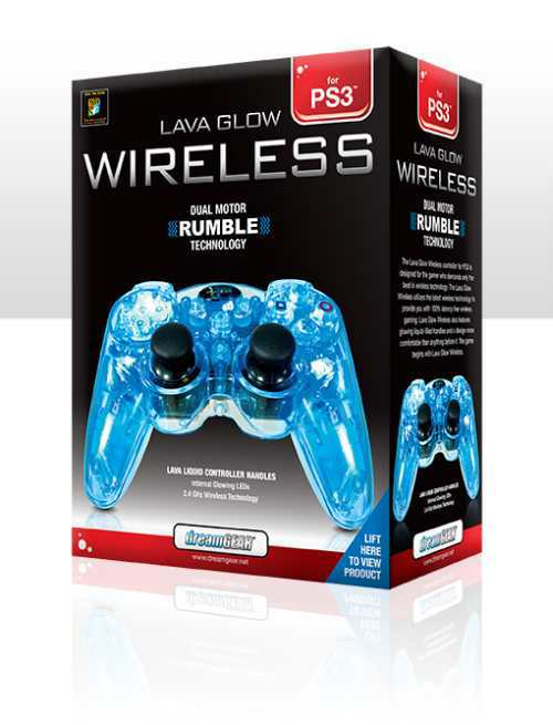 cool transparent ps3 controller