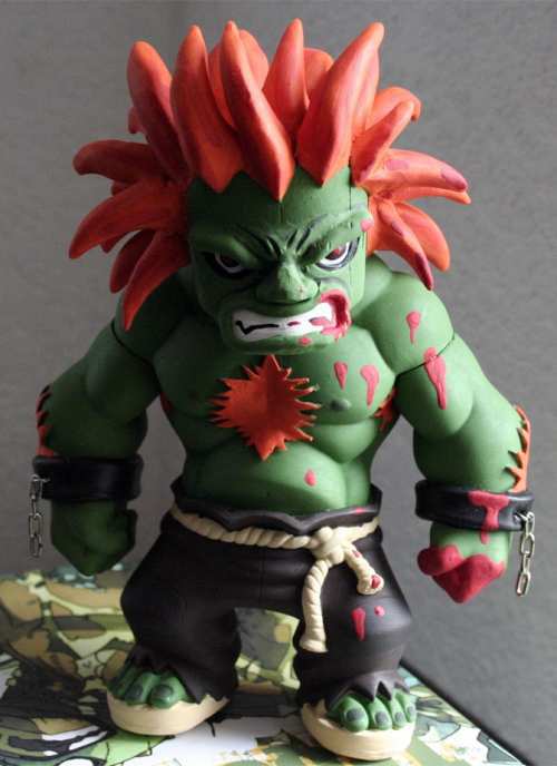 street fighter blanka statue