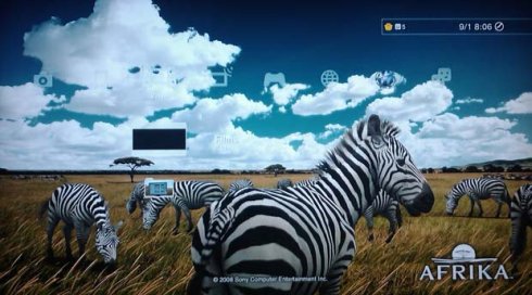 First Free Animated PS3 Theme Available: Afrika PS3 Dynamic Theme