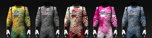 Racing suit Graffiti 5 colors Image