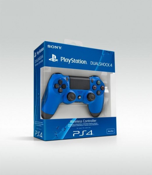 DualShock 4 blue box