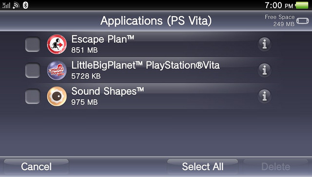  PS Vita update 3.10 content manager image